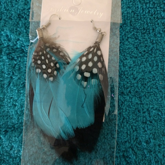 Feather Earrings - Picture 1 of 1